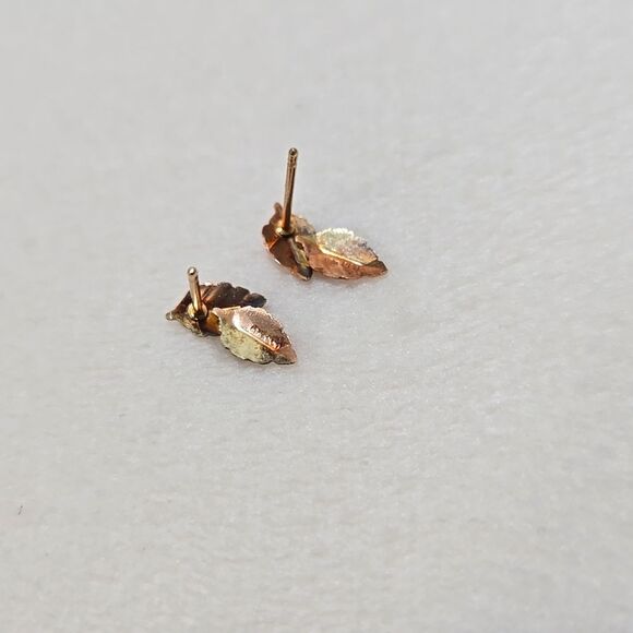10k Solid Gold Earrings - Picture 3 of 5